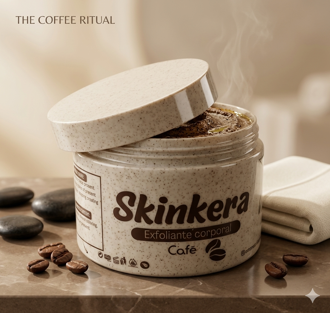 Exfoliante oleoso de café